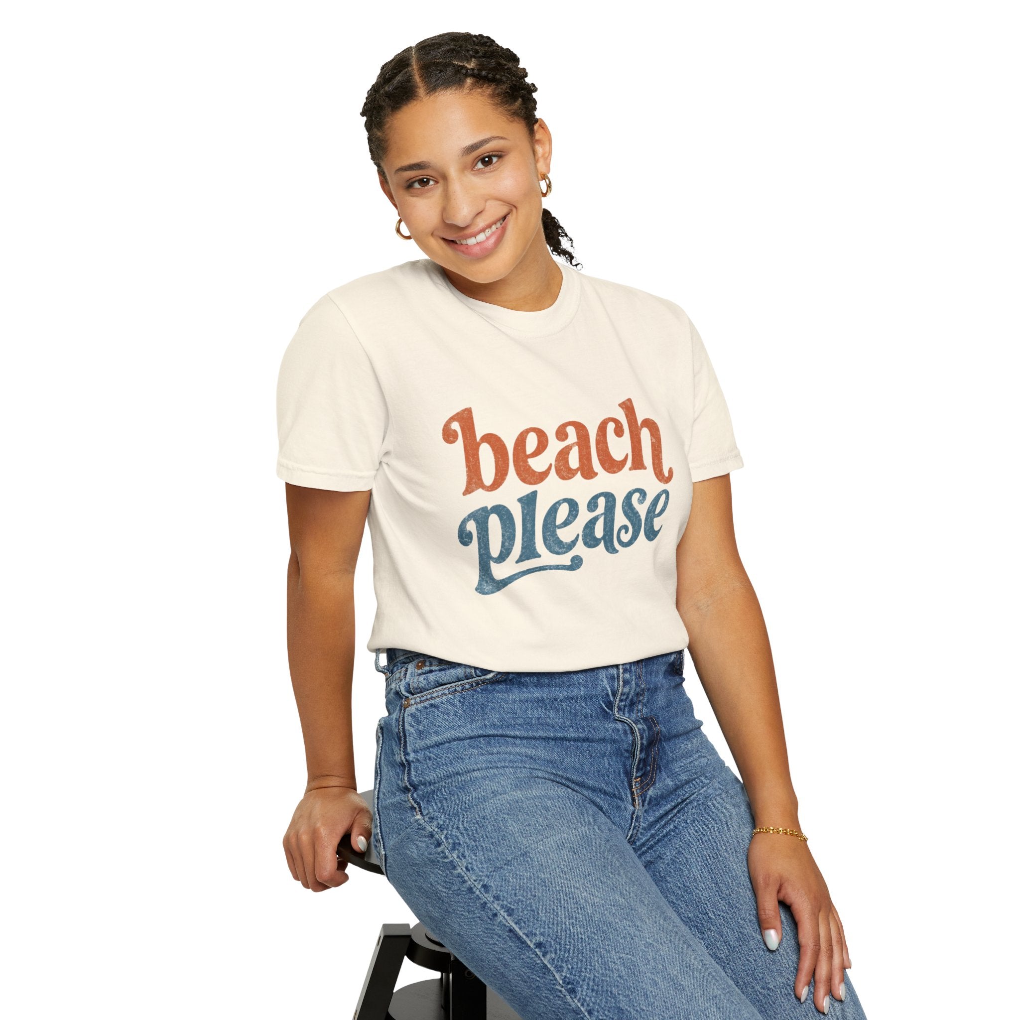 Beach Please T-Shirt — Retro Surf Graphic Tee