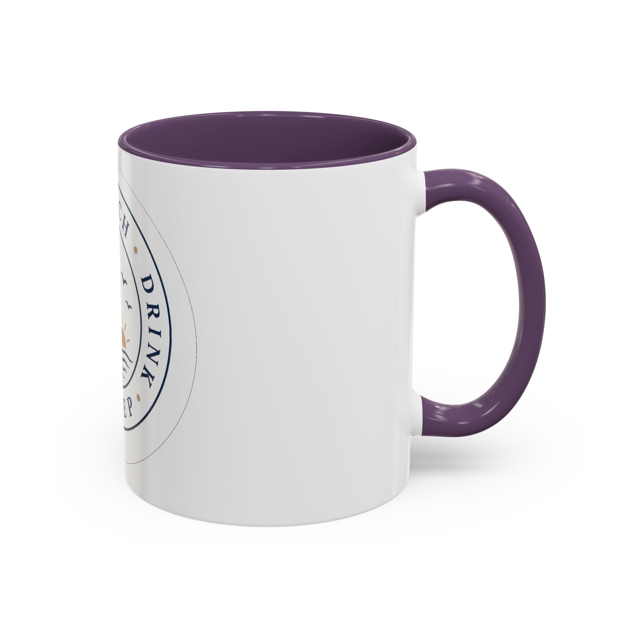 "Beach, Eat, Drink, Sleep, Repeat" Accent Coffee Mug (11, 15oz)