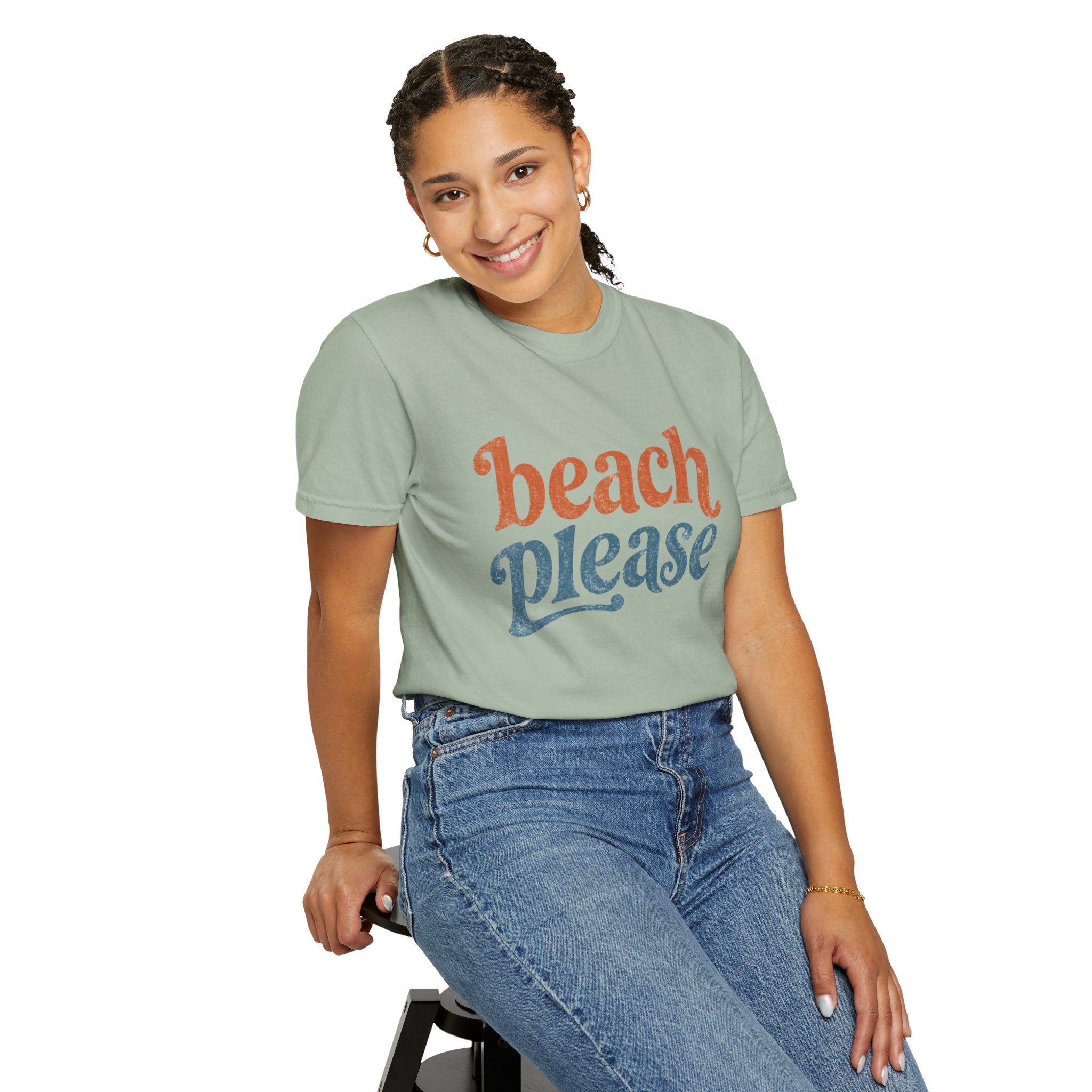 Beach Please T-Shirt — Retro Surf Graphic Tee