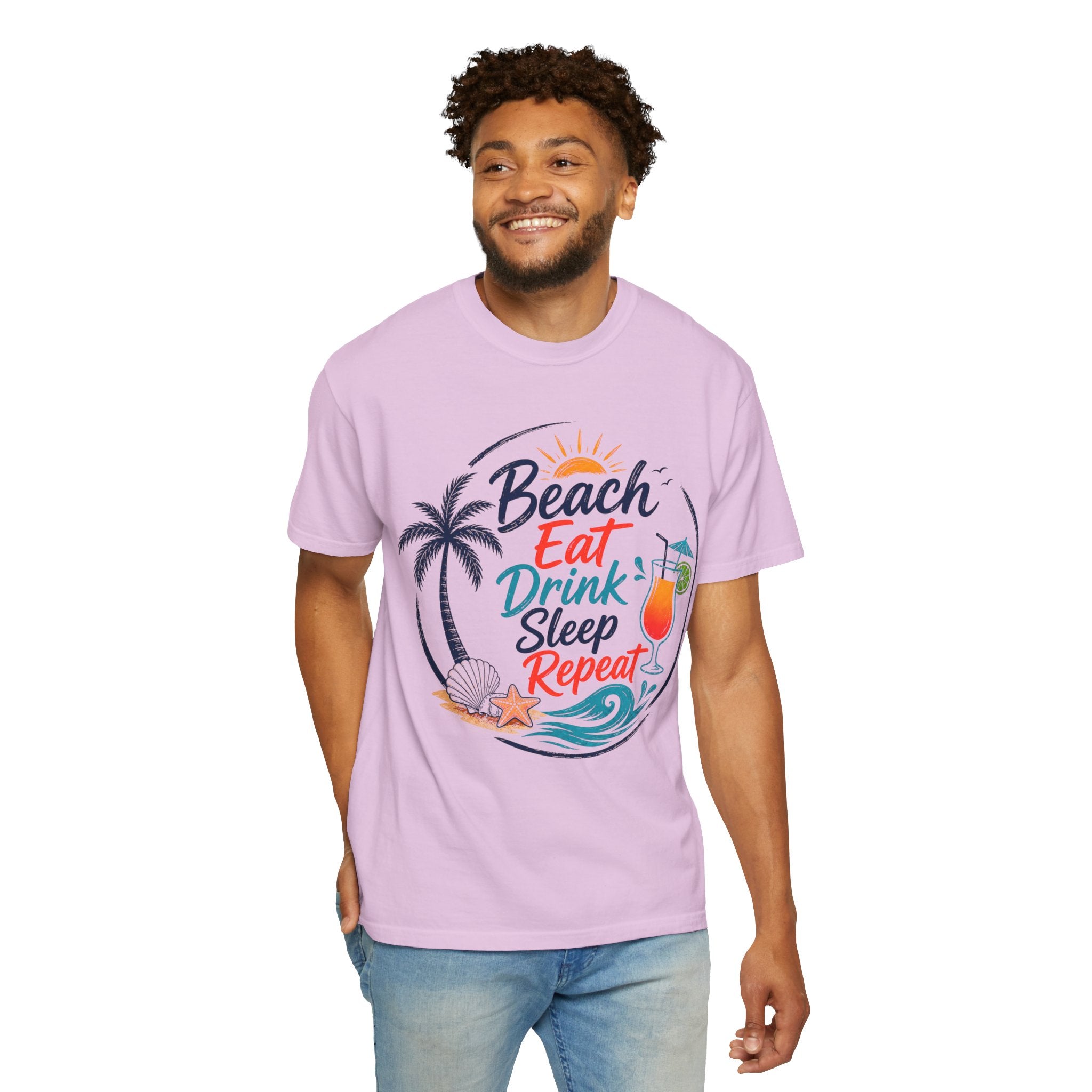 Beach Eat Drink Sleep Repeat T-Shirt