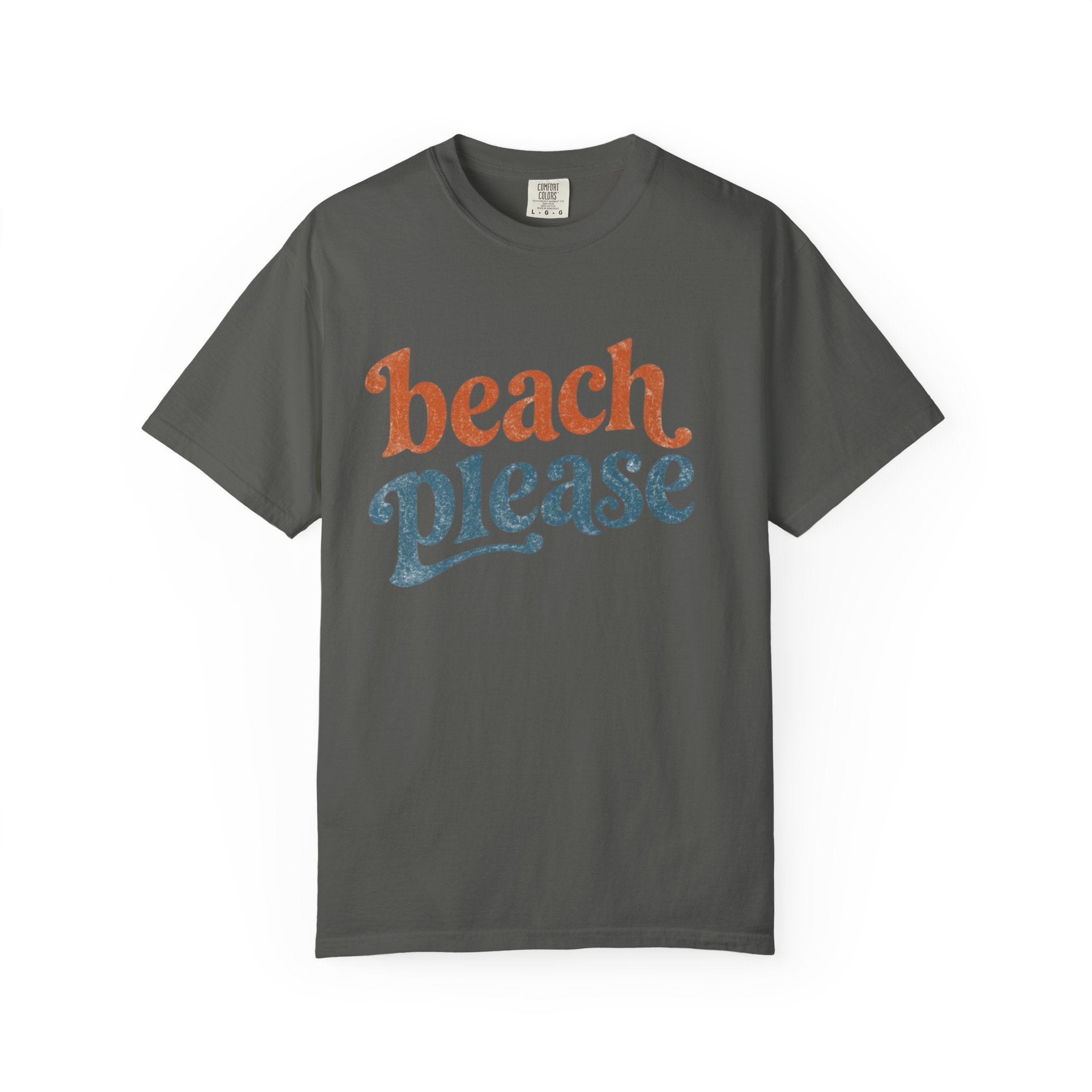 Beach Please T-Shirt — Retro Surf Graphic Tee