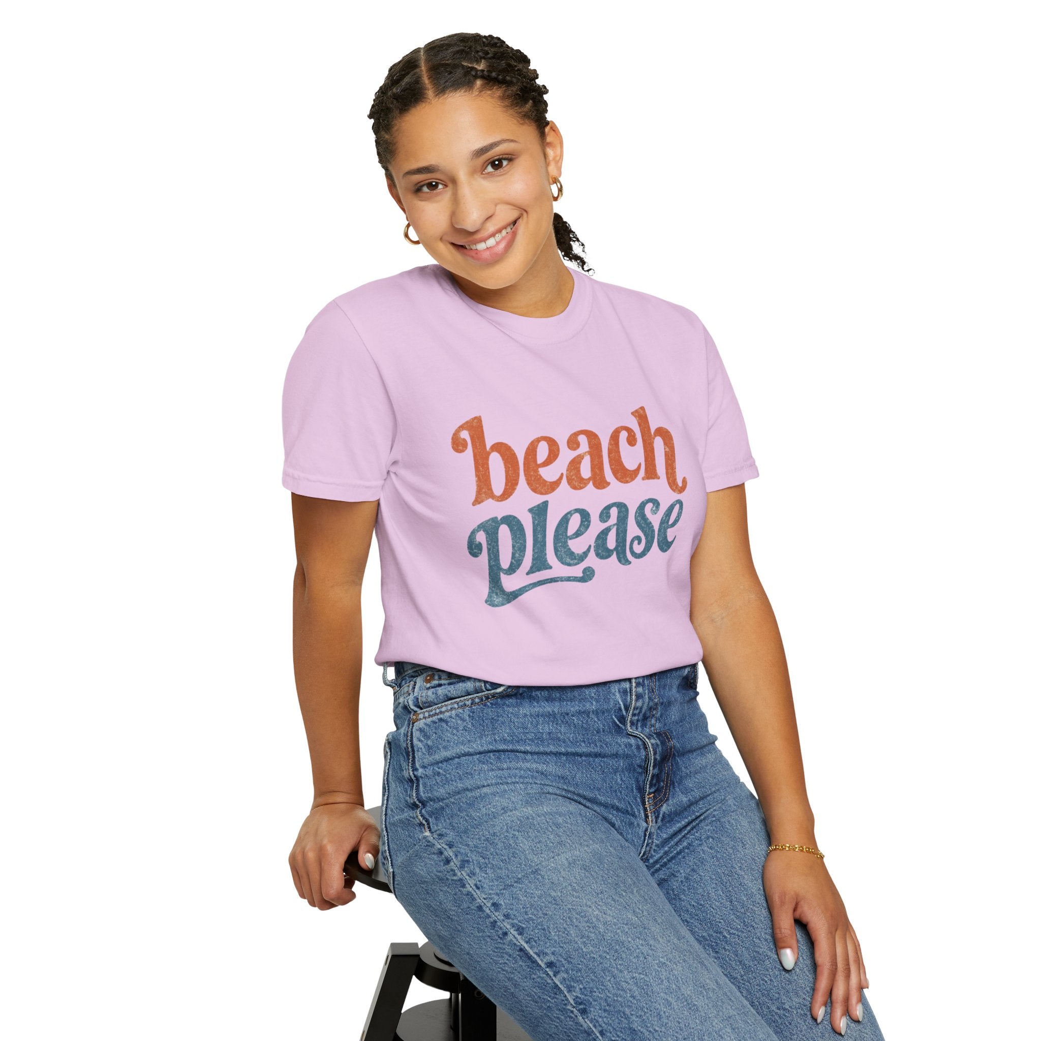 Beach Please T-Shirt — Retro Surf Graphic Tee