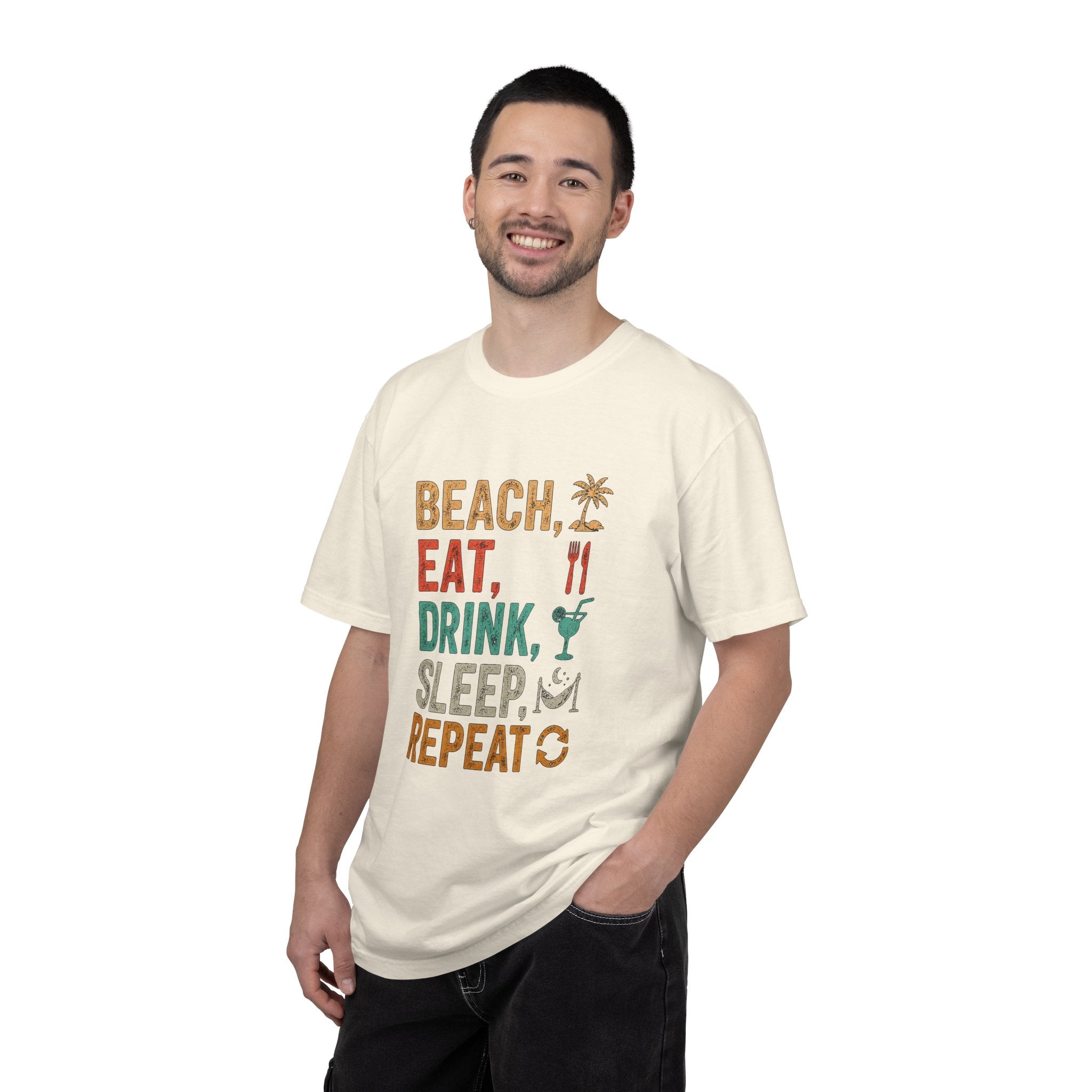 Beach Eat Drink Sleep Repeat T-Shirt