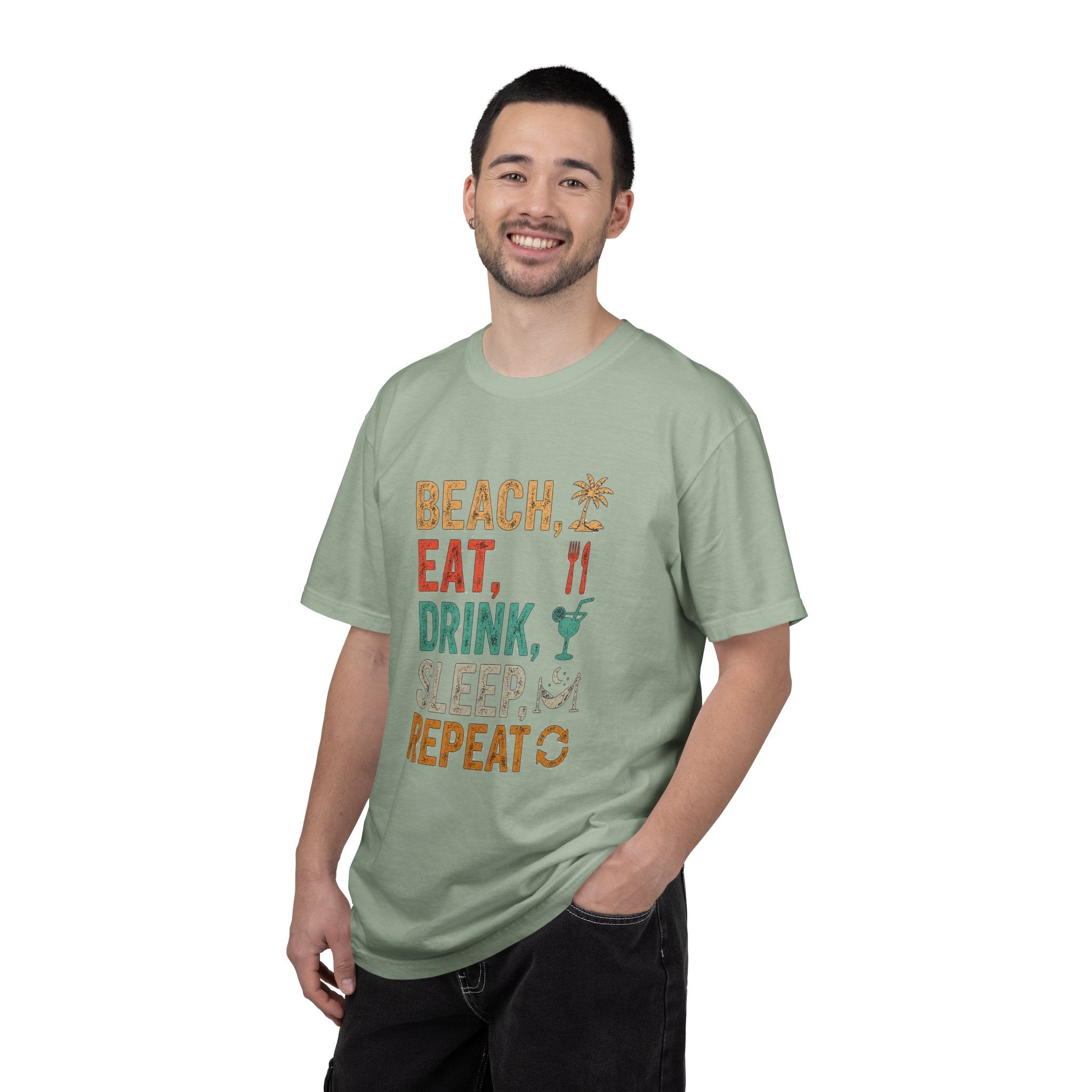 Beach Eat Drink Sleep Repeat T-Shirt