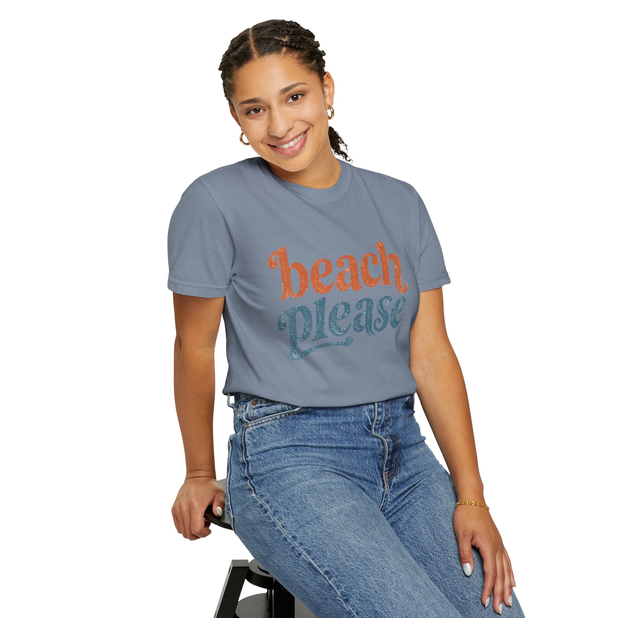 Beach Please T-Shirt — Retro Surf Graphic Tee