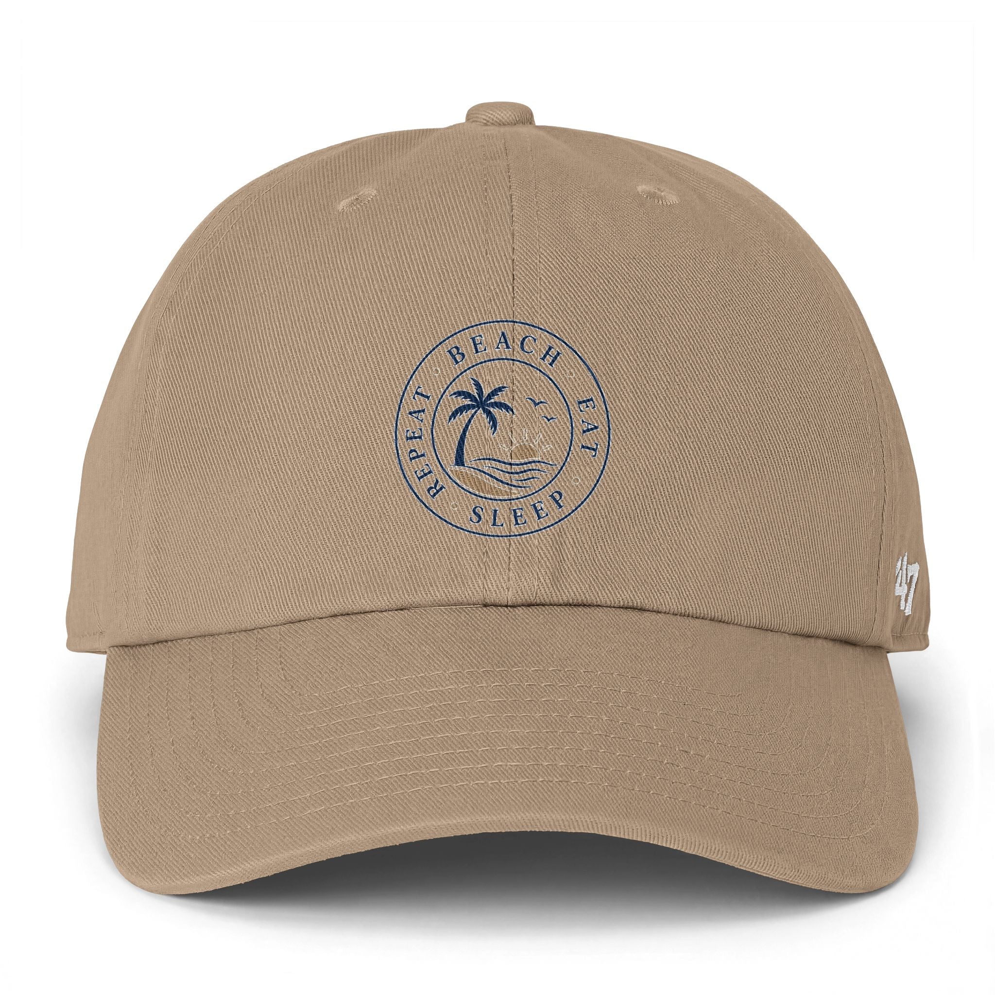 Beach Baseball Cap — Beach, Eat, Sleep, Repeat