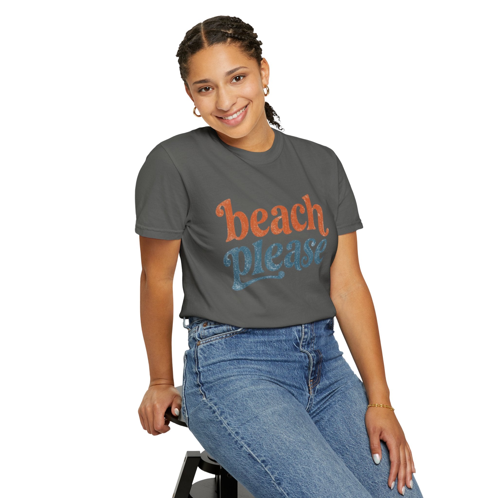 Beach Please T-Shirt — Retro Surf Graphic Tee