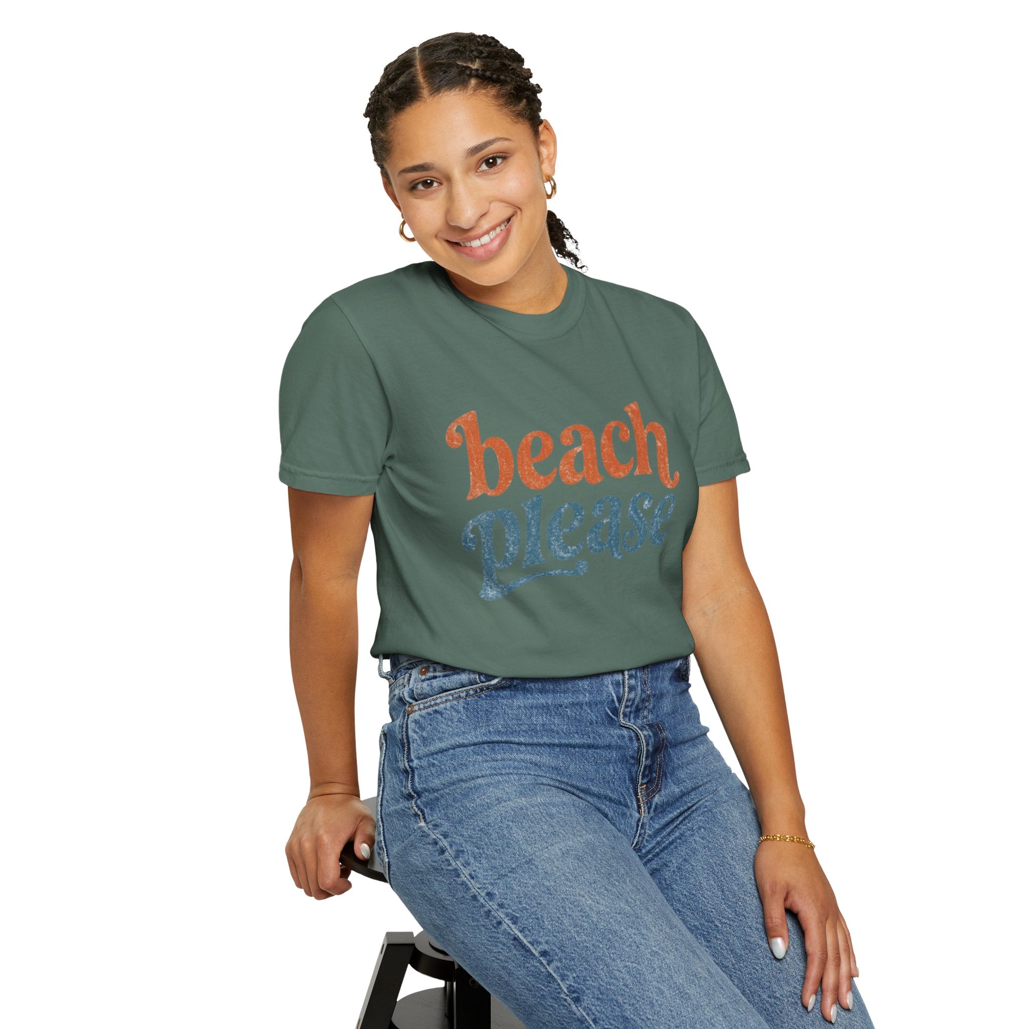 Beach Please T-Shirt — Retro Surf Graphic Tee