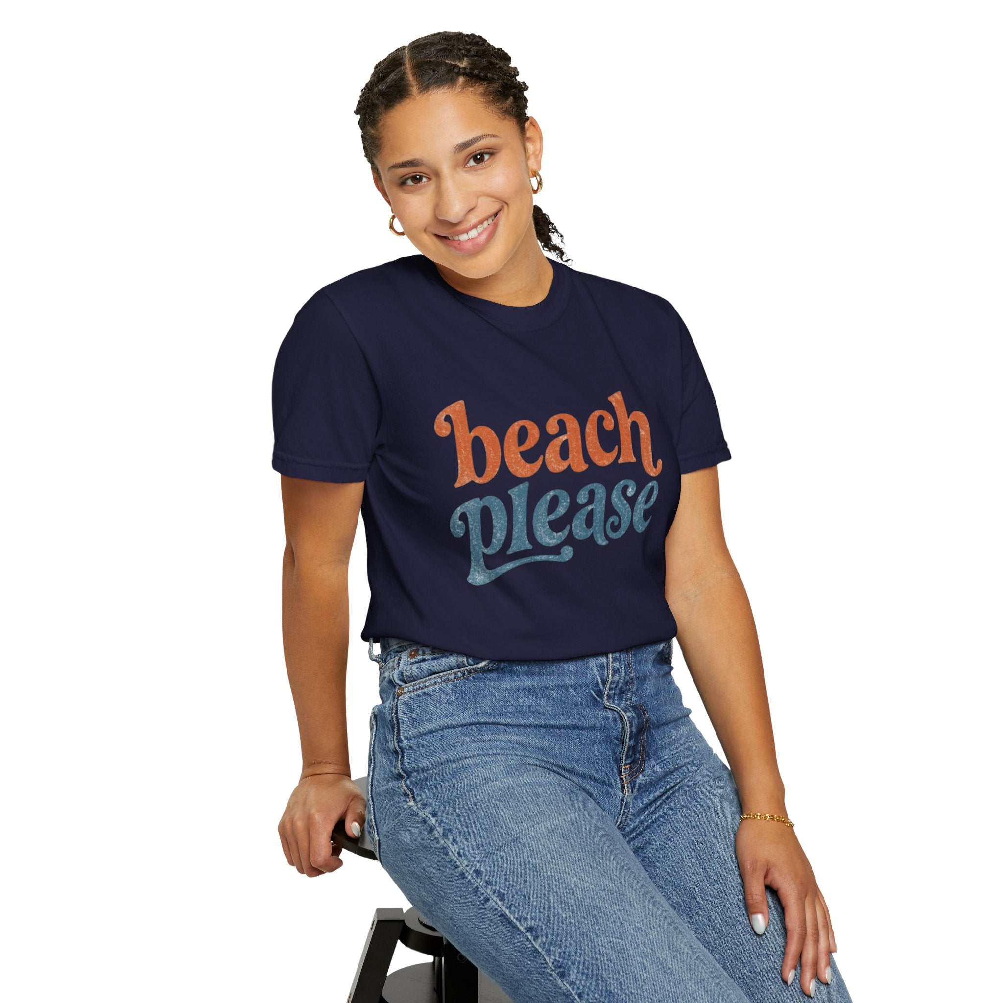 Beach Please T-Shirt — Retro Surf Graphic Tee