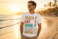 Beach Eat Drink Sleep Repeat T-Shirt