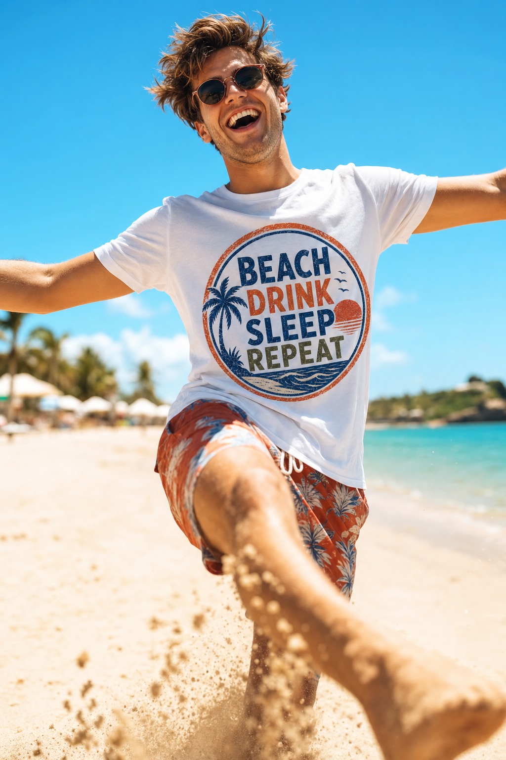 Beach Drink Sleep Repeat T-Shirt