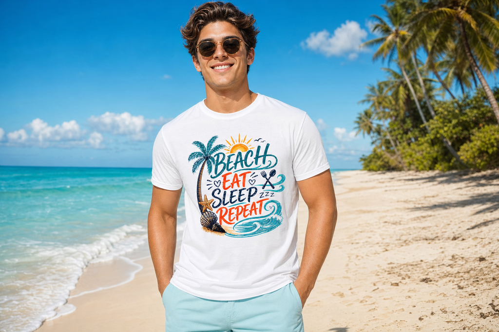 Beach Eat Sleep Repeat T-Shirt