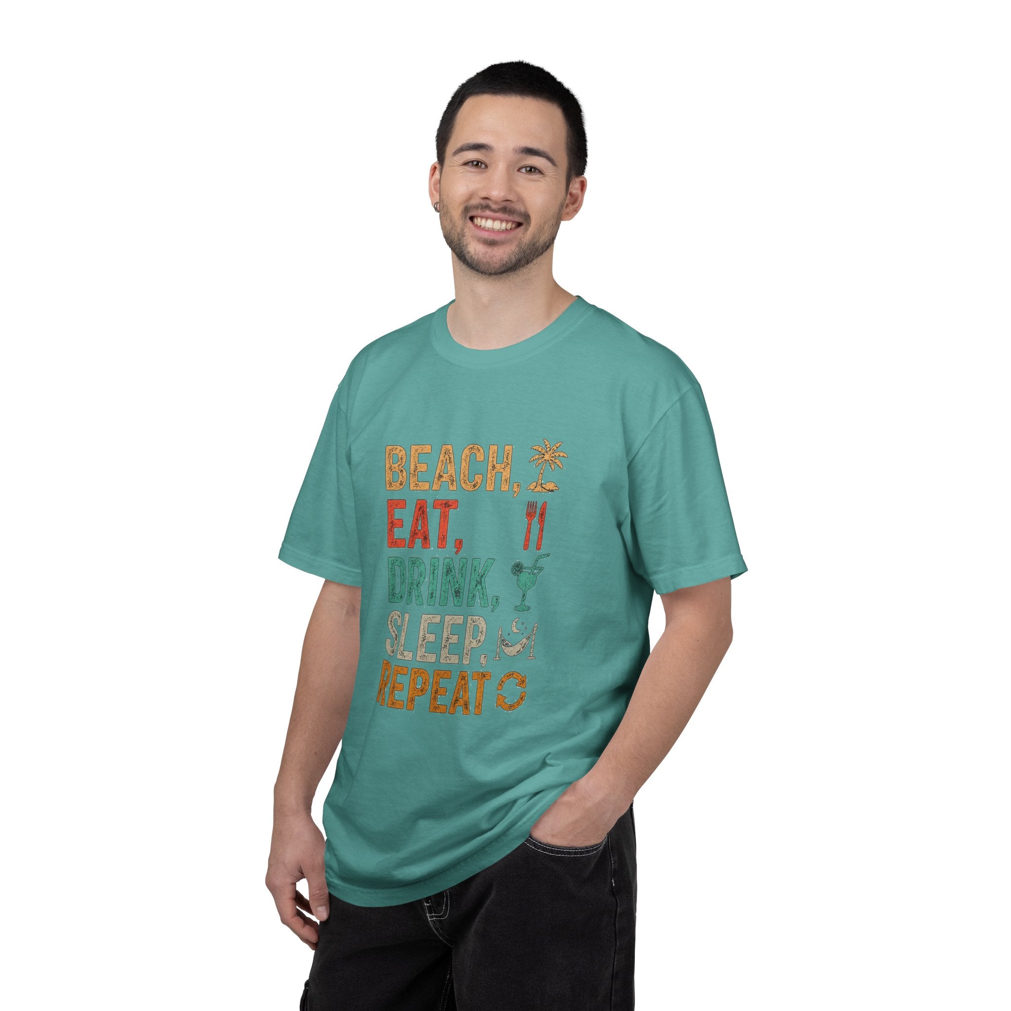 Beach Eat Drink Sleep Repeat T-Shirt