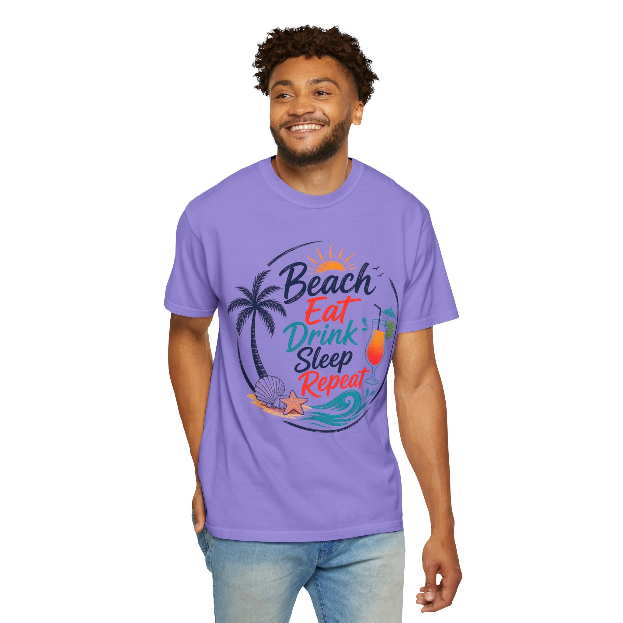 Beach Eat Drink Sleep Repeat T-Shirt