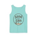 Sand and Tan Beach Tank Top — Vintage Surf Graphic