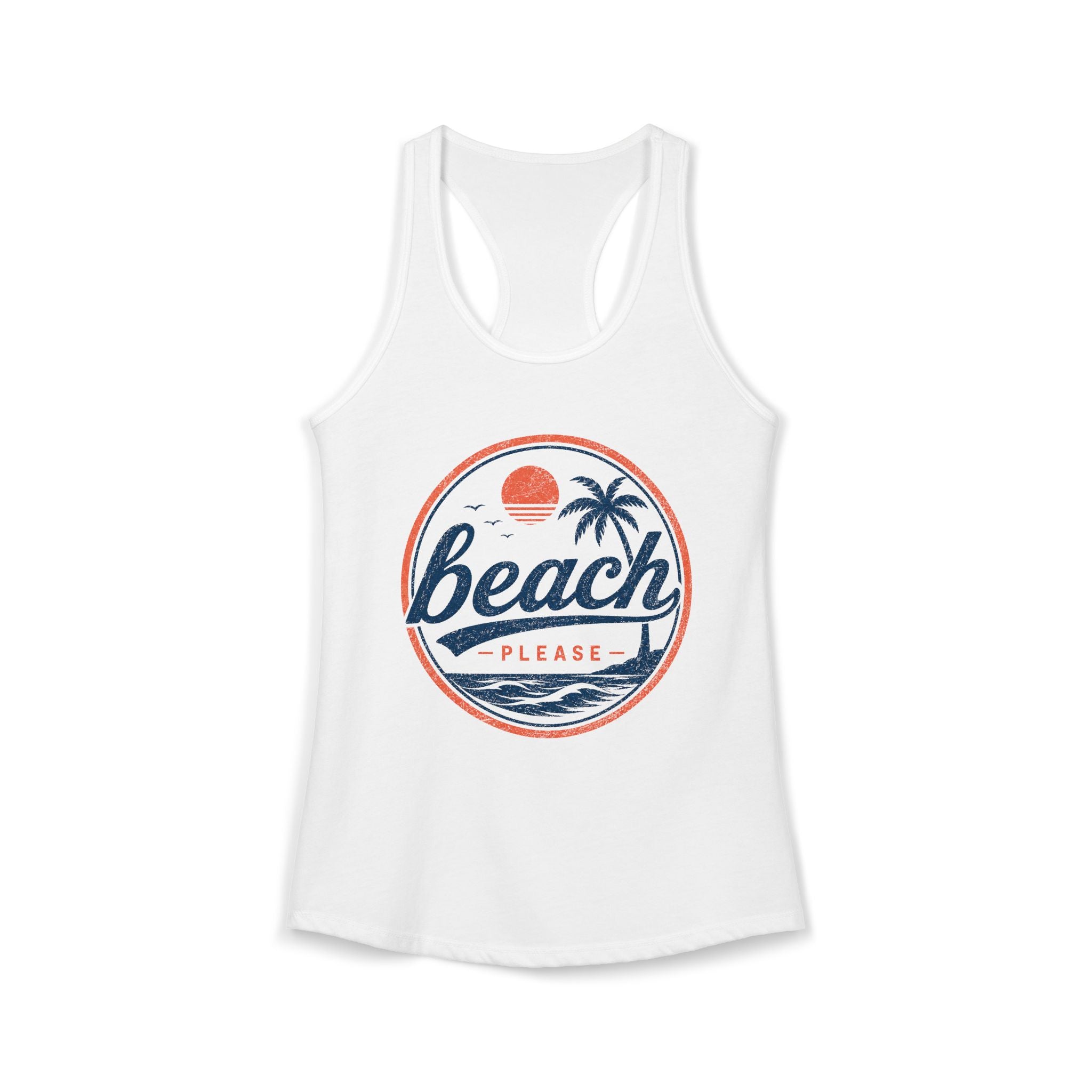 Vintage Beach Please Tank