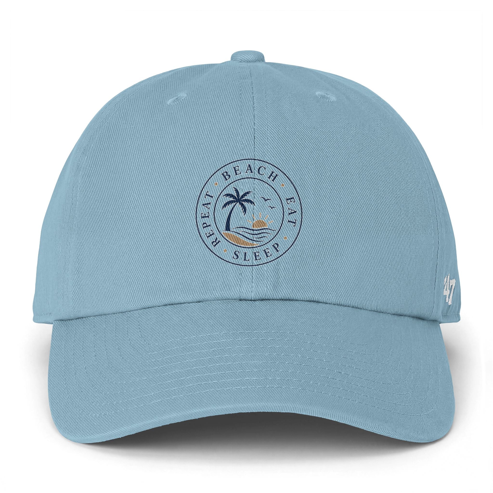 Beach Baseball Cap — Beach, Eat, Sleep, Repeat