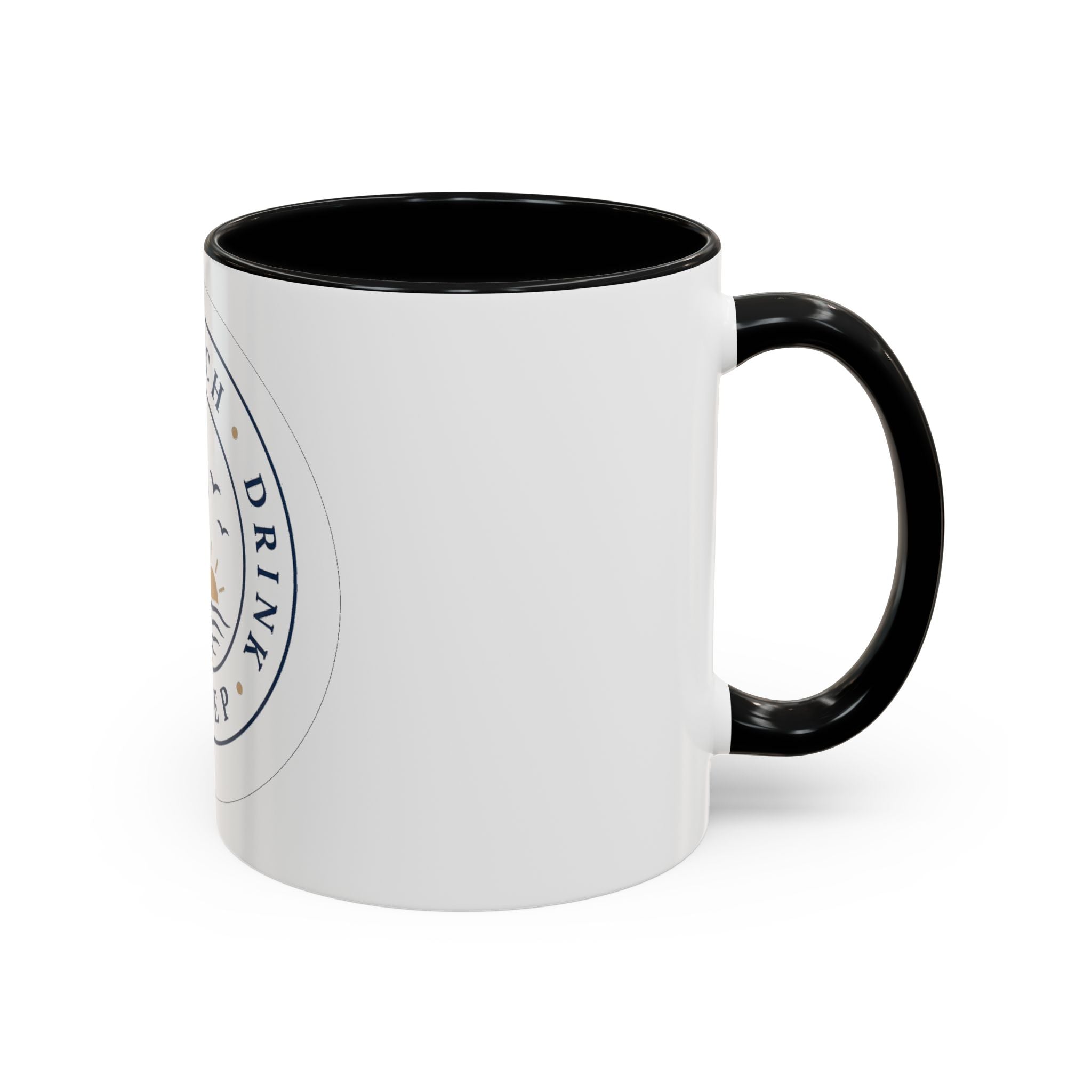 "Beach, Eat, Drink, Sleep, Repeat" Accent Coffee Mug (11, 15oz)