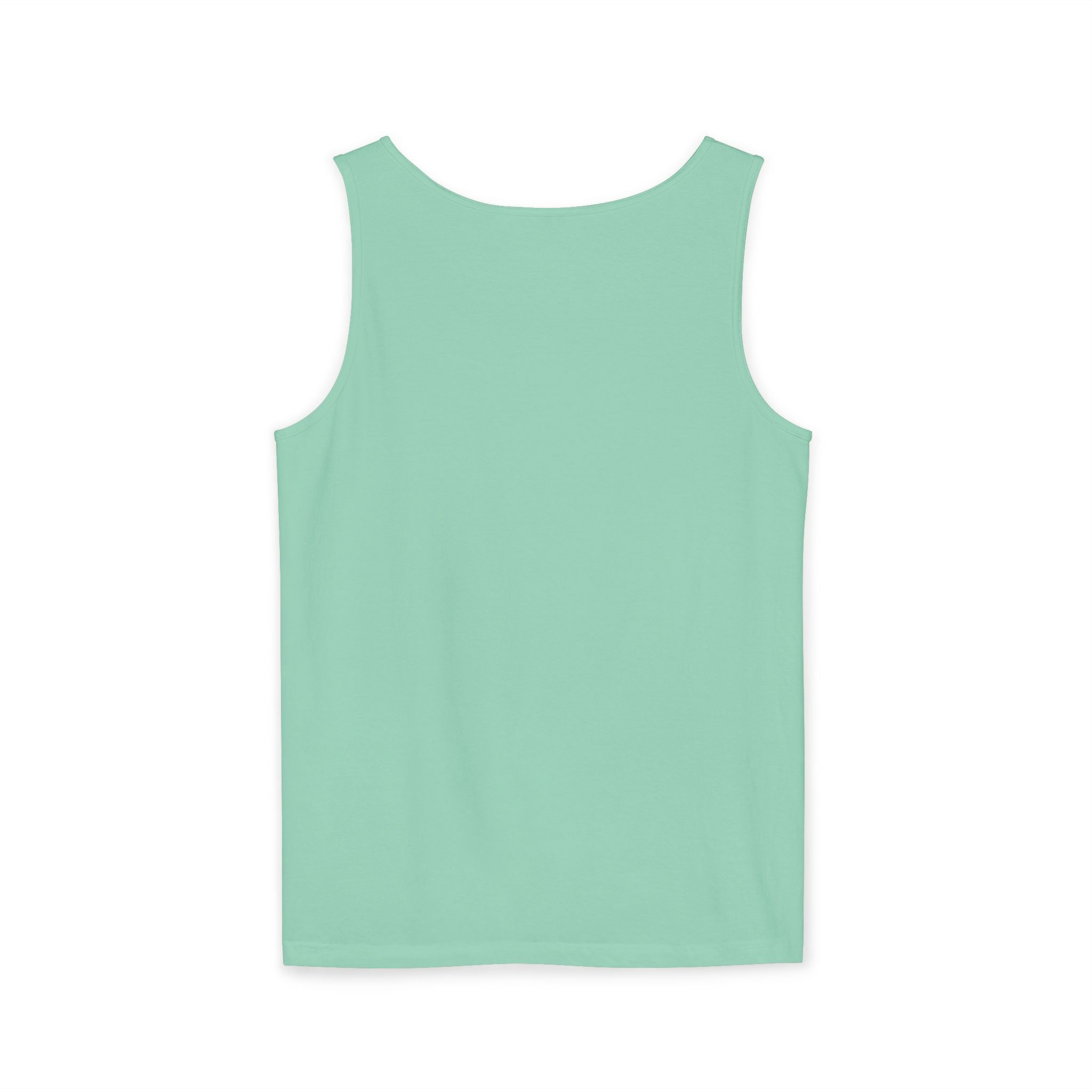 Sand & Tan Beach Tank Top — Minimal Sunrise Graphic
