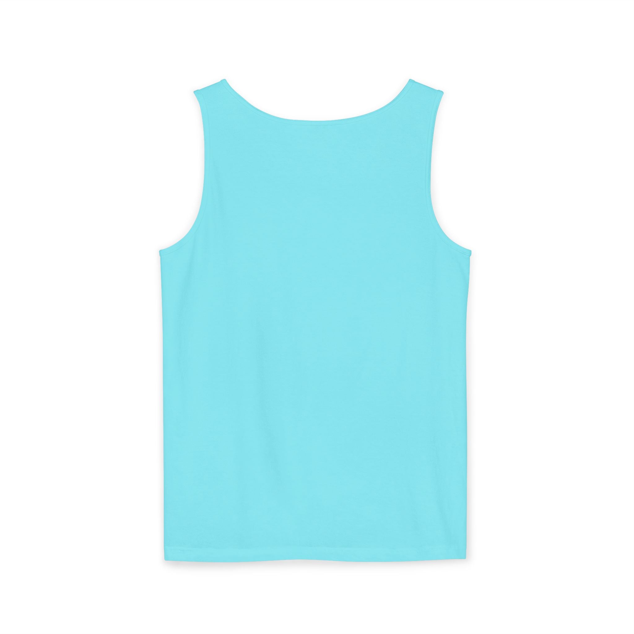 Sand & Tan Beach Tank Top — Minimal Sunrise Graphic