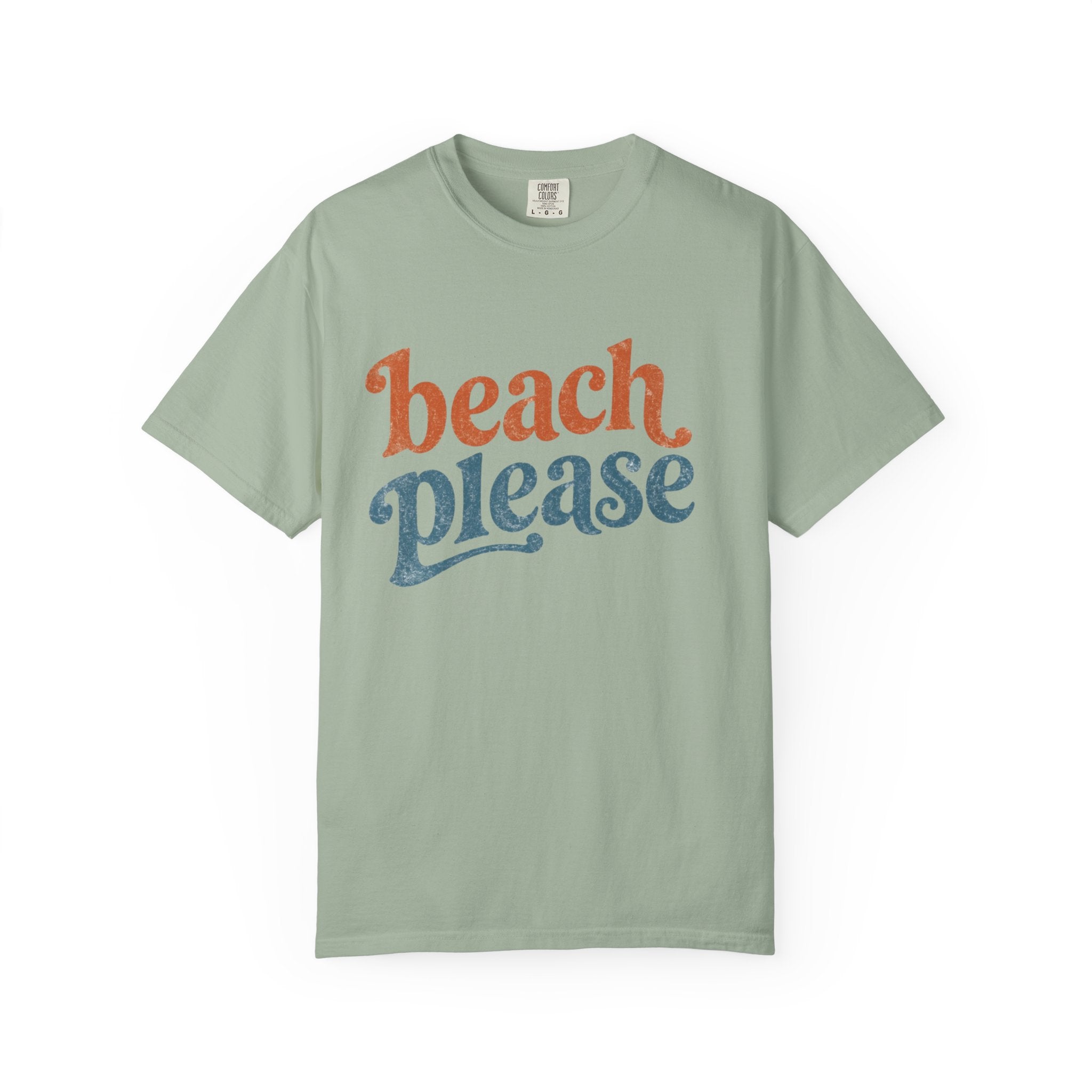 Beach Please T-Shirt — Retro Surf Graphic Tee