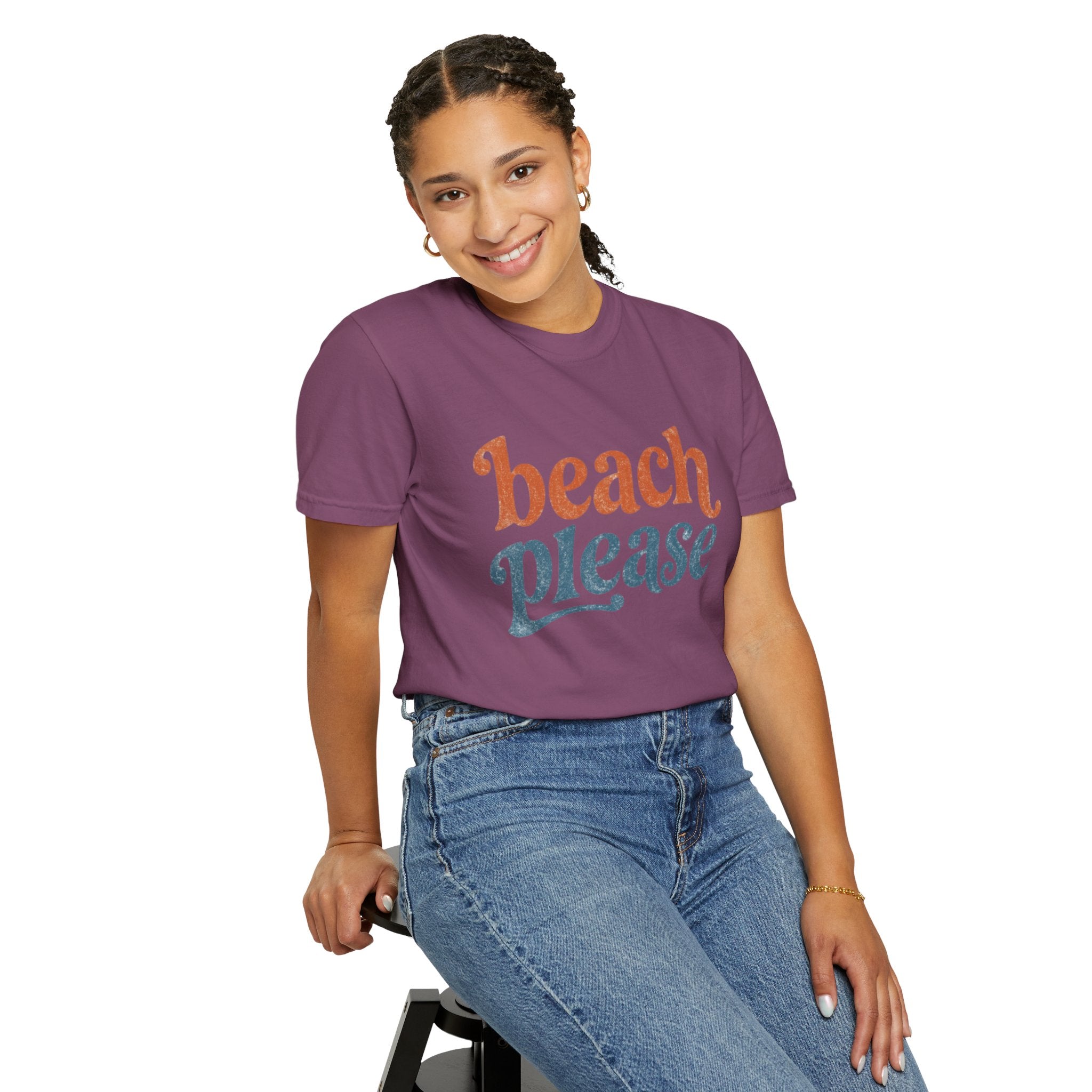 Beach Please T-Shirt — Retro Surf Graphic Tee