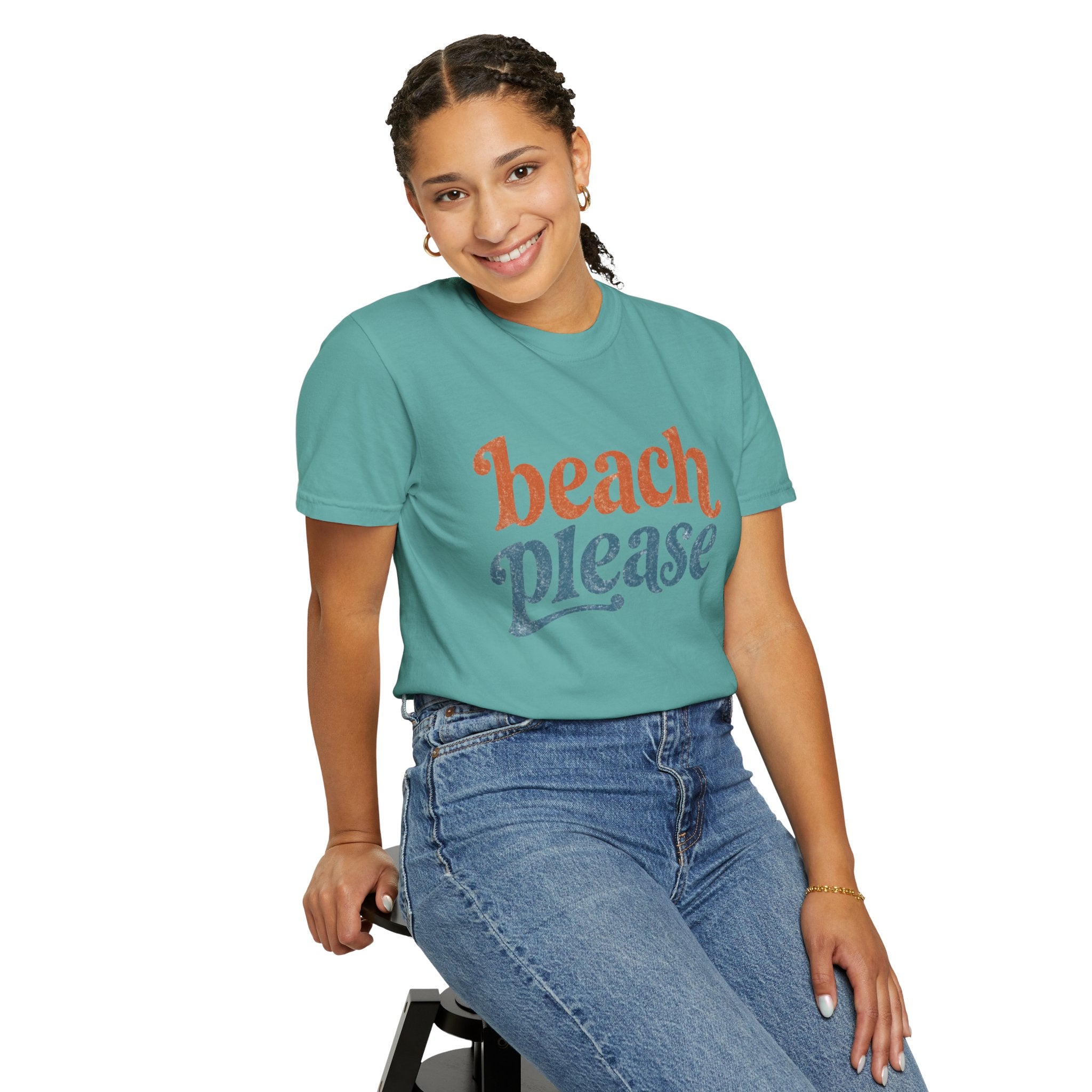 Beach Please T-Shirt — Retro Surf Graphic Tee