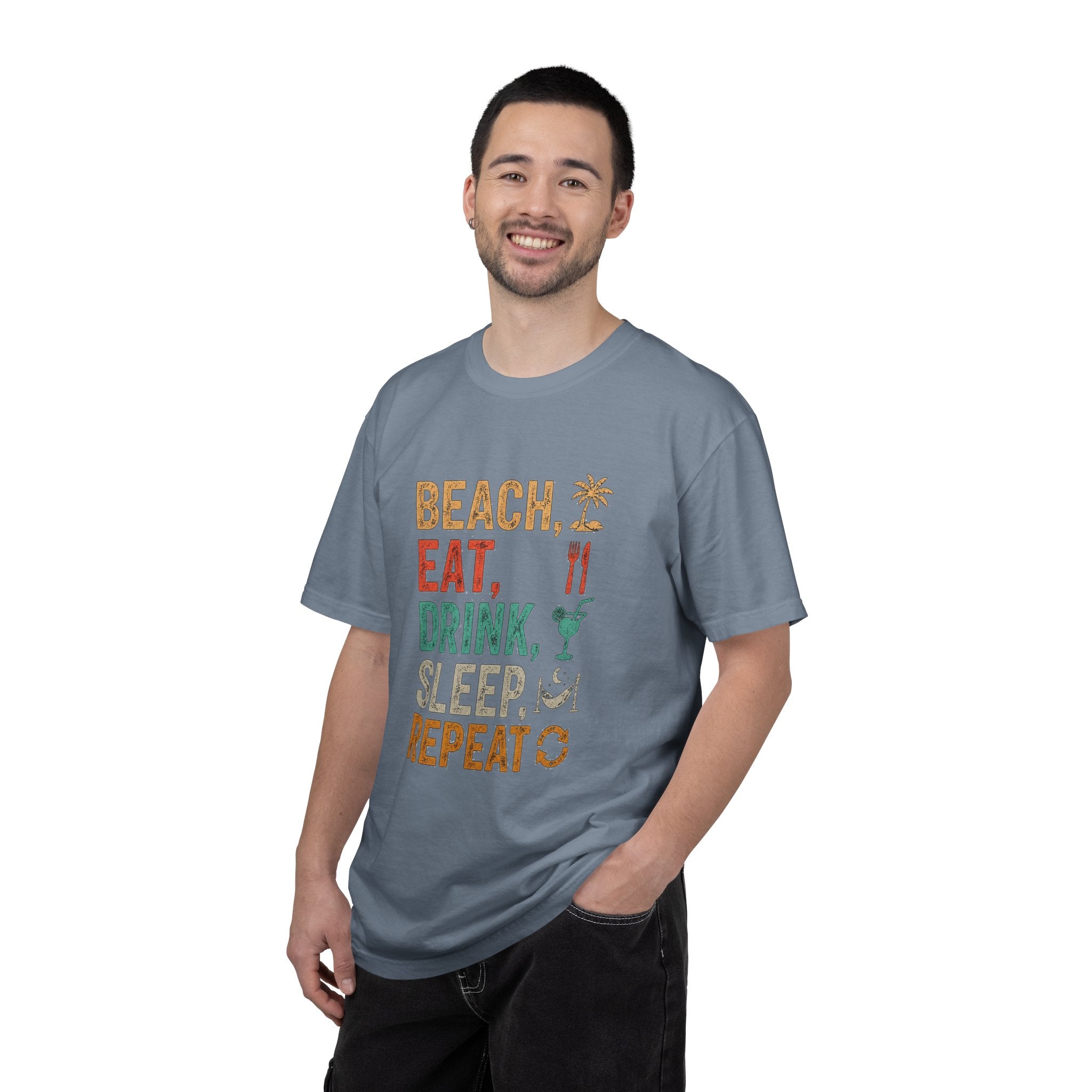 Beach Eat Drink Sleep Repeat T-Shirt