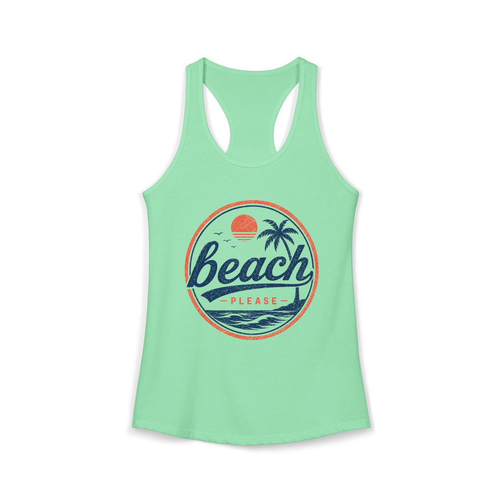 Vintage Beach Please Tank