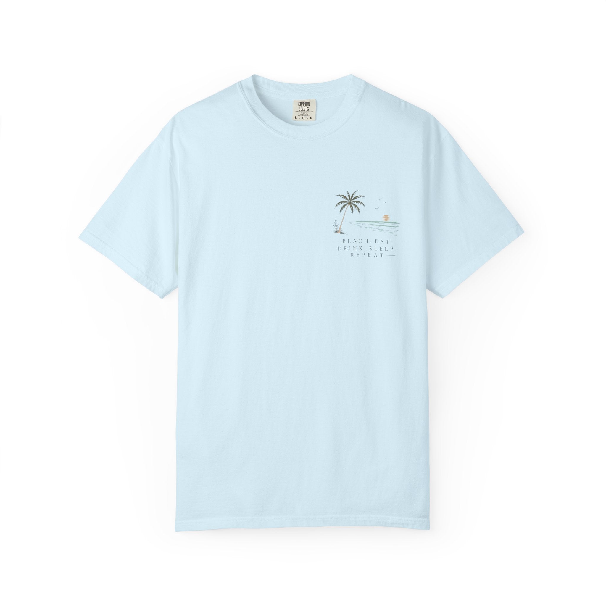 Beach Day Palm Tree T-Shirt —  Casual Summer Tee