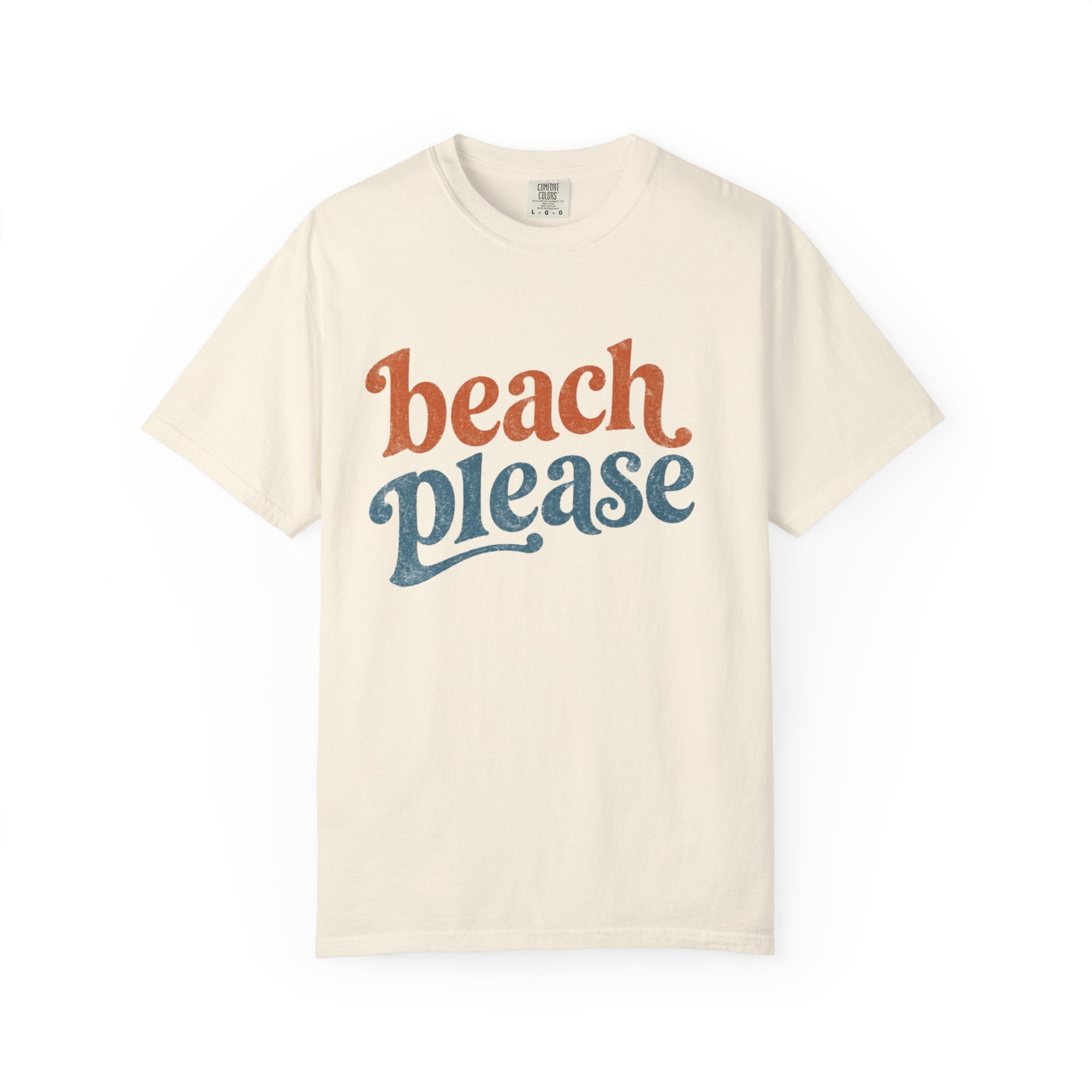 Beach Please T-Shirt — Retro Surf Graphic Tee
