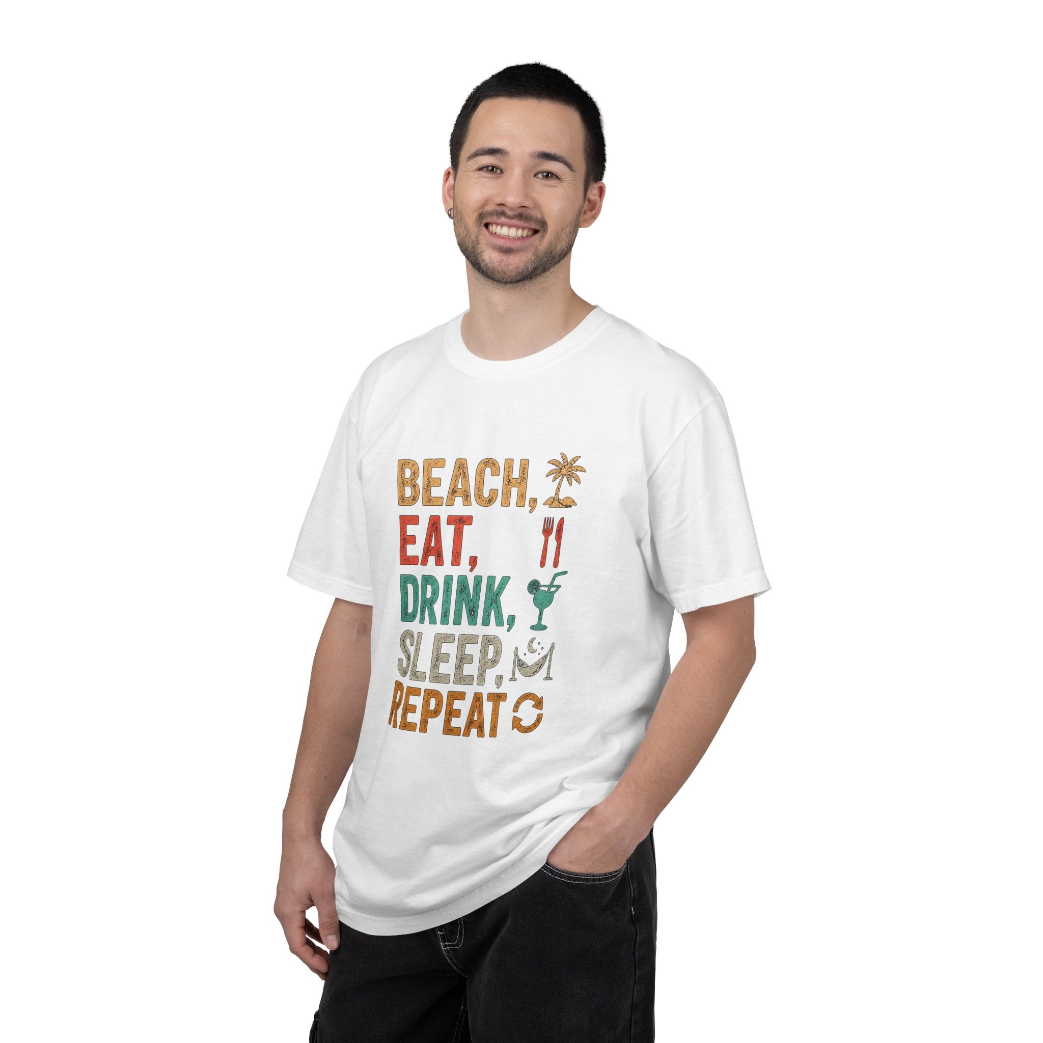 Beach Eat Drink Sleep Repeat T-Shirt